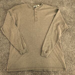 Timber Trail Men's Henley Long Sleeve Shirt XL